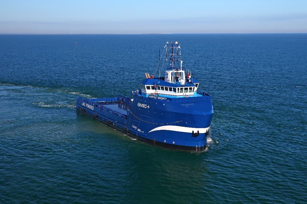 Harvey Energy dual-fuel LNG offshore support vessel
